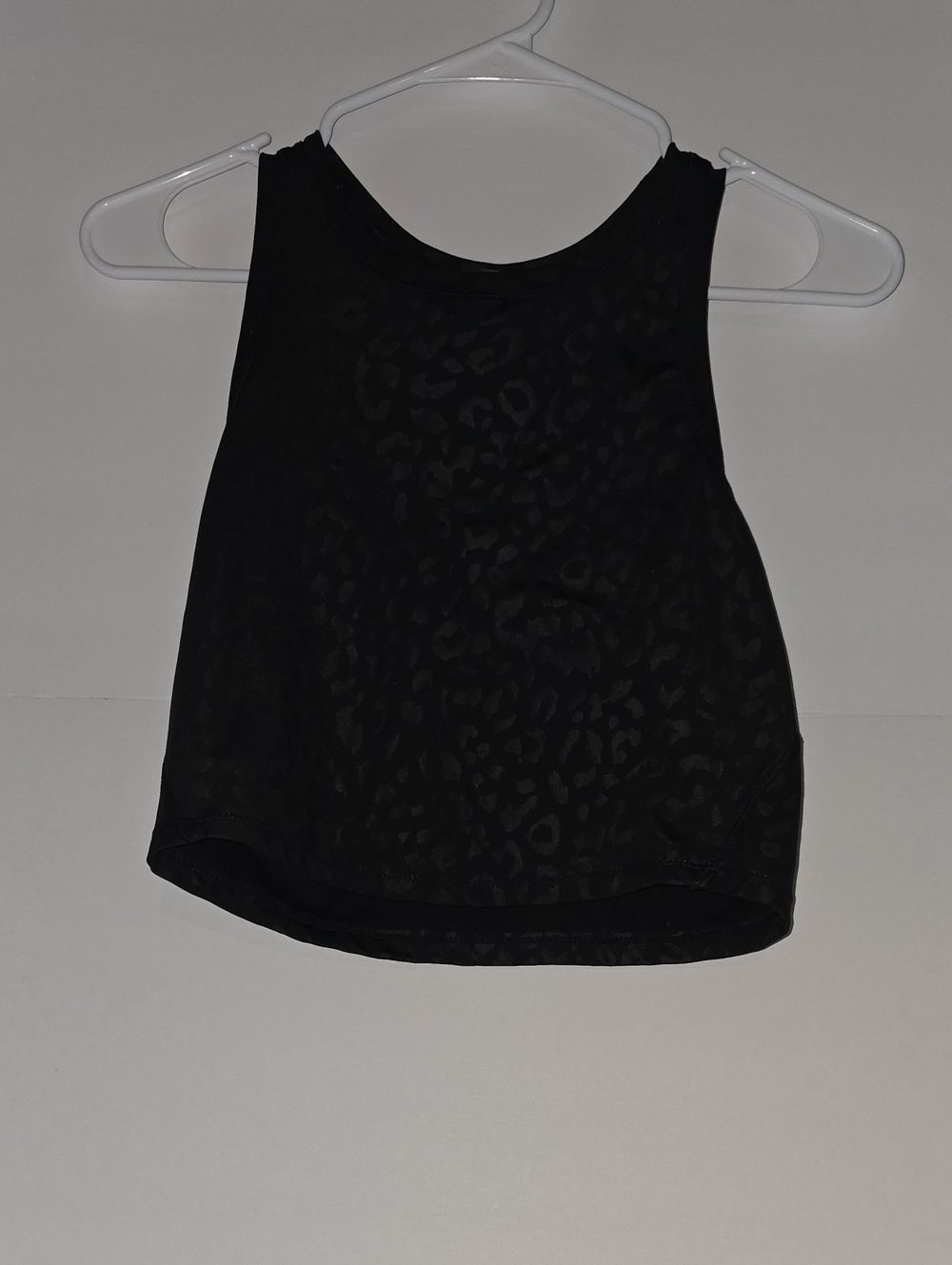 Women’s Black Leopard-Print Sleeveless Tank Top #43